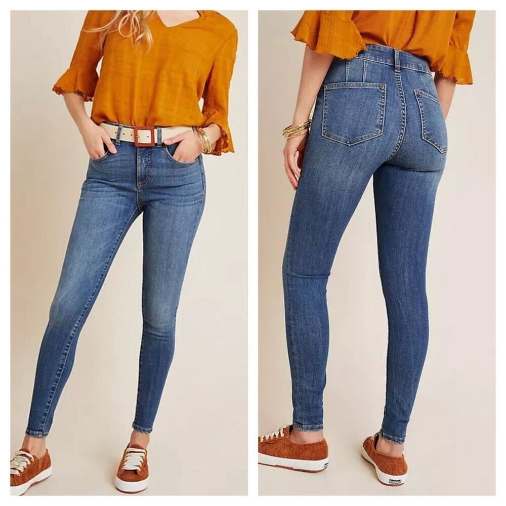 Pilcro & the Letterpress High Rise Denim Legging Womens Jeans Sz 26